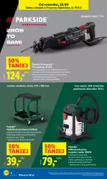Gazetka promocyjna Lidl - Lidl w Pruszczu Gdańskim - Gazetka - ważna od 04.10 do 04.10.2025 - strona 6 - produkty: Parkside, Odkurzacz, Siedzisko