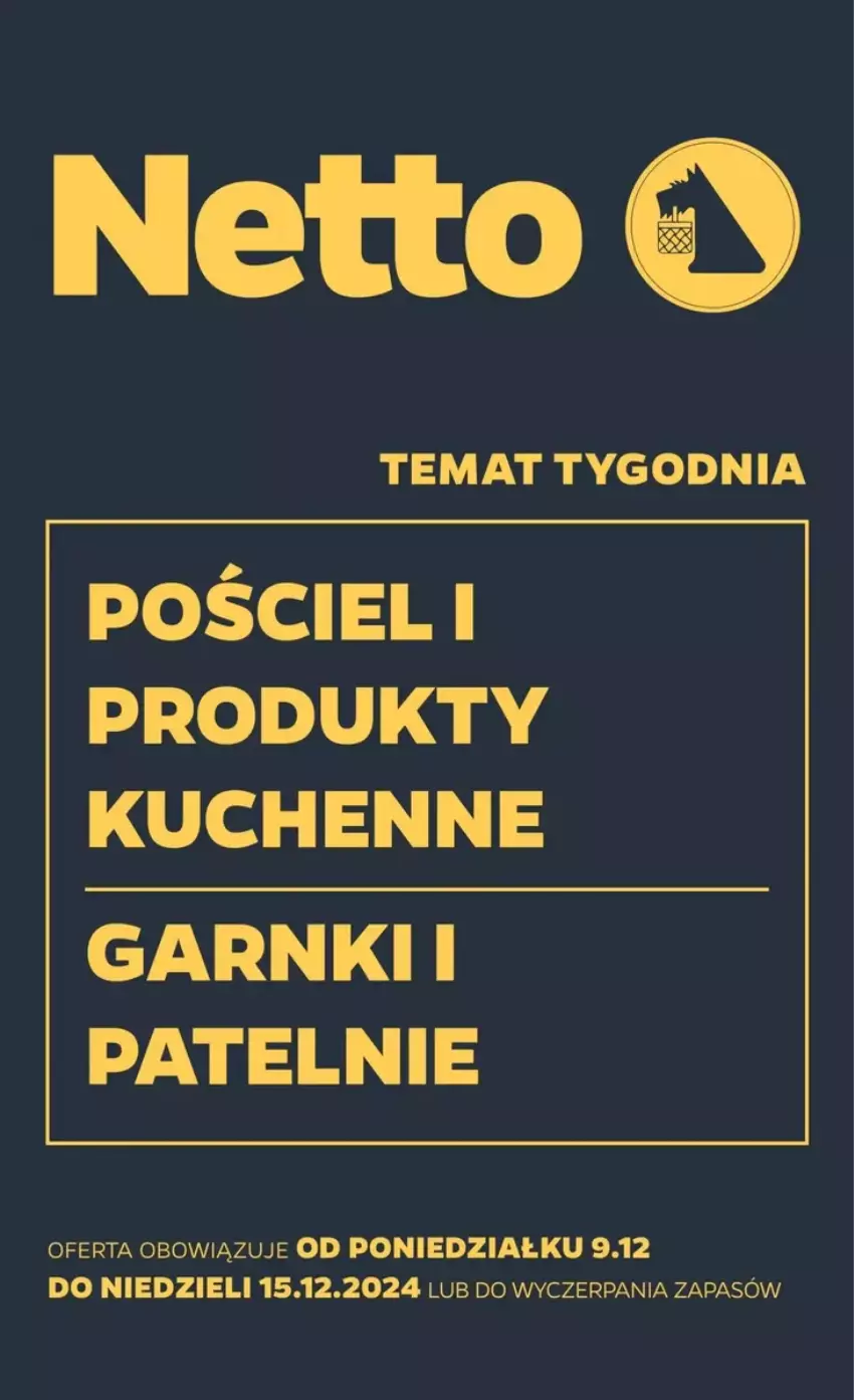 Gazetka promocyjna Netto - ważna 09.12 do 15.12.2024 - strona 1 - produkty: Pościel