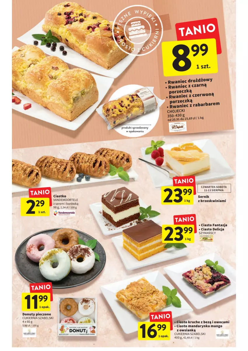 Gazetka promocyjna Intermarche - ważna 11.08 do 17.08.2022 - strona 26 - produkty: Cukier, Donut, Fa, Fanta, Mango, Nuty, Piec, Ser