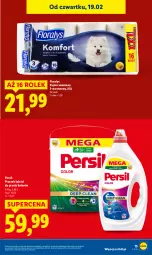 Gazetka promocyjna Lidl - GAZETKA - Gazetka - ważna od 21.02 do 21.02.2026 - strona 15 - produkty: Papier, Persil, Papier toaletowy, Flora