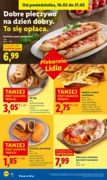 Gazetka promocyjna Lidl - GAZETKA - Gazetka - ważna od 21.02 do 21.02.2026 - strona 24 - produkty: Piec, Pasztecik z pieczarkami, Hot dog, Prosciutto, Mascarpone, Pesto, Bagietka, Pizza, Pieczarka, Pieczywo, Orka