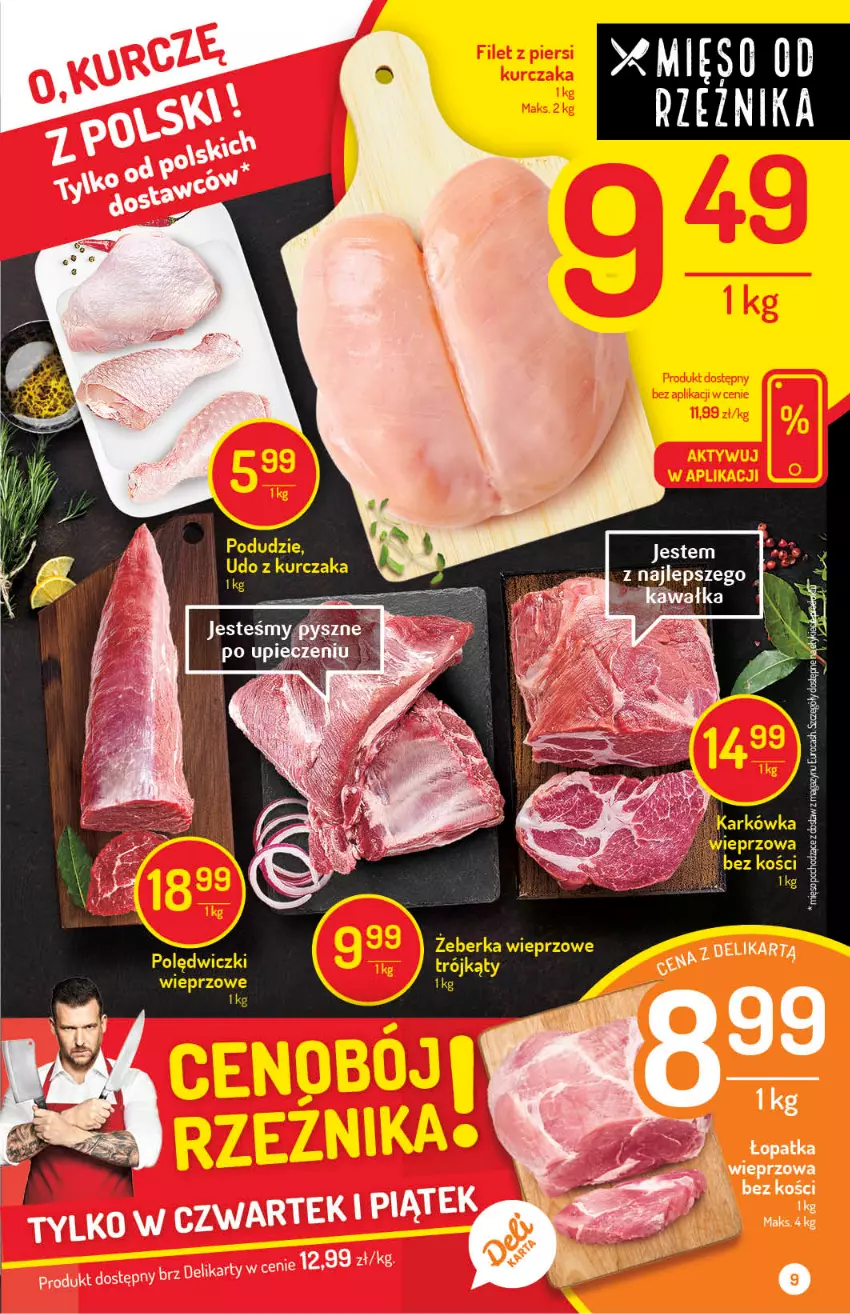 Gazetka promocyjna Delikatesy Centrum - Gazetka Delikatesy Centrum - ważna 11.03 do 17.03.2021 - strona 9 - produkty: Jaja, Kurczak, Udo z kurczaka