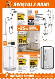 Gazetka promocyjna Obi - Gazetka OBI - Gazetka - ważna od 07.07 do 07.07.2026 - strona 10 - produkty: Kabina prysznicowa, Sok, Ser, Uchwyty, Tran, Szafka, Brodzik, Drzwi, Hobby