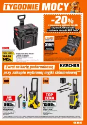Gazetka promocyjna Obi - Gazetka OBI - Gazetka - ważna od 07.07 do 07.07.2026 - strona 15 - produkty: Top, Sok, Ser, Kärcher, Walizka, Tran, Zestaw kluczy nasadowych, Zestaw kluczy, Myjka ciśnieniowa