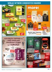 Gazetka promocyjna Carrefour - Gazetka Wielki wybór cenionych marek - Gazetka - ważna od 15.05 do 15.05.2021 - strona 15 - produkty: Nescafé, Kawa rozpuszczalna, Kawa ziarnista, Kawa mielona, Kawa, Herbata czarna, Lion, Lipton, Czekolada, Baton, Herbata