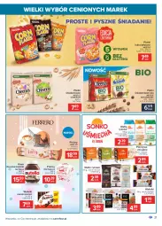 Gazetka promocyjna Carrefour - Gazetka Wielki wybór cenionych marek - Gazetka - ważna od 15.05 do 15.05.2021 - strona 21 - produkty: Piec, Cheerios, Nutella, Ryż, Gry, Kinder Bueno, Praliny, Raffaello, Chrupki, Pieczywo chrupkie, Pieczywo, Danio, Kasza, Kasza gryczana, Nestlé, Kinder, Fa