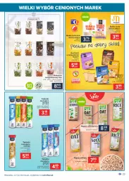 Gazetka promocyjna Carrefour - Gazetka Wielki wybór cenionych marek - Gazetka - ważna od 15.05 do 15.05.2021 - strona 23 - produkty: Makaron, Mus, Tablet, Napój roślinny, Tarta, Tabletki musujące, Bułka tarta, Napój, Bułka