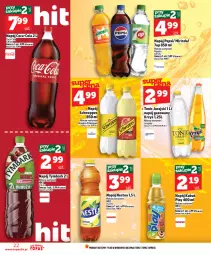 Gazetka promocyjna Topaz - Gazetka - Gazetka - ważna od 04.03 do 04.03.2026 - strona 22 - produkty: Top, Gin, 7up, Mirinda, Coca-Cola, Pepsi, Schweppes, Napój gazowany, Tymbark, Kubuś, Napój, Nestea, Fa