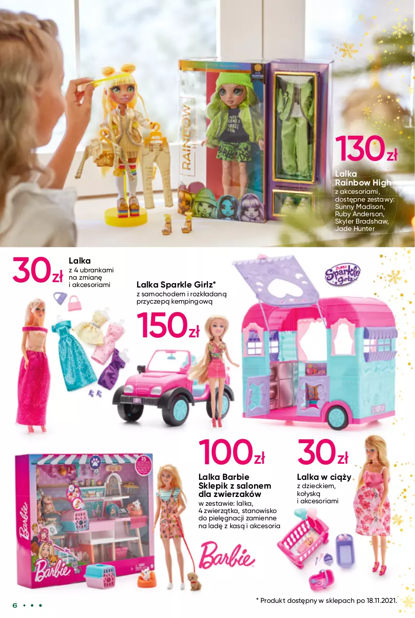 Gazetka promocyjna Pepco - Katalog świąteczny - ważna 04.11 do 24.12.2021 - strona 6 - produkty: Barbie, Lalka
