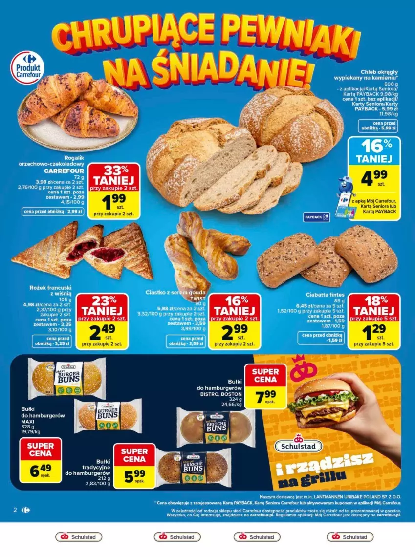 Gazetka promocyjna Carrefour - Gazetka Carrefour, Market Łap markowe pewniaki! - ważna 11.05 do 23.05.2026 - strona 2 - produkty: Burger, Hamburger