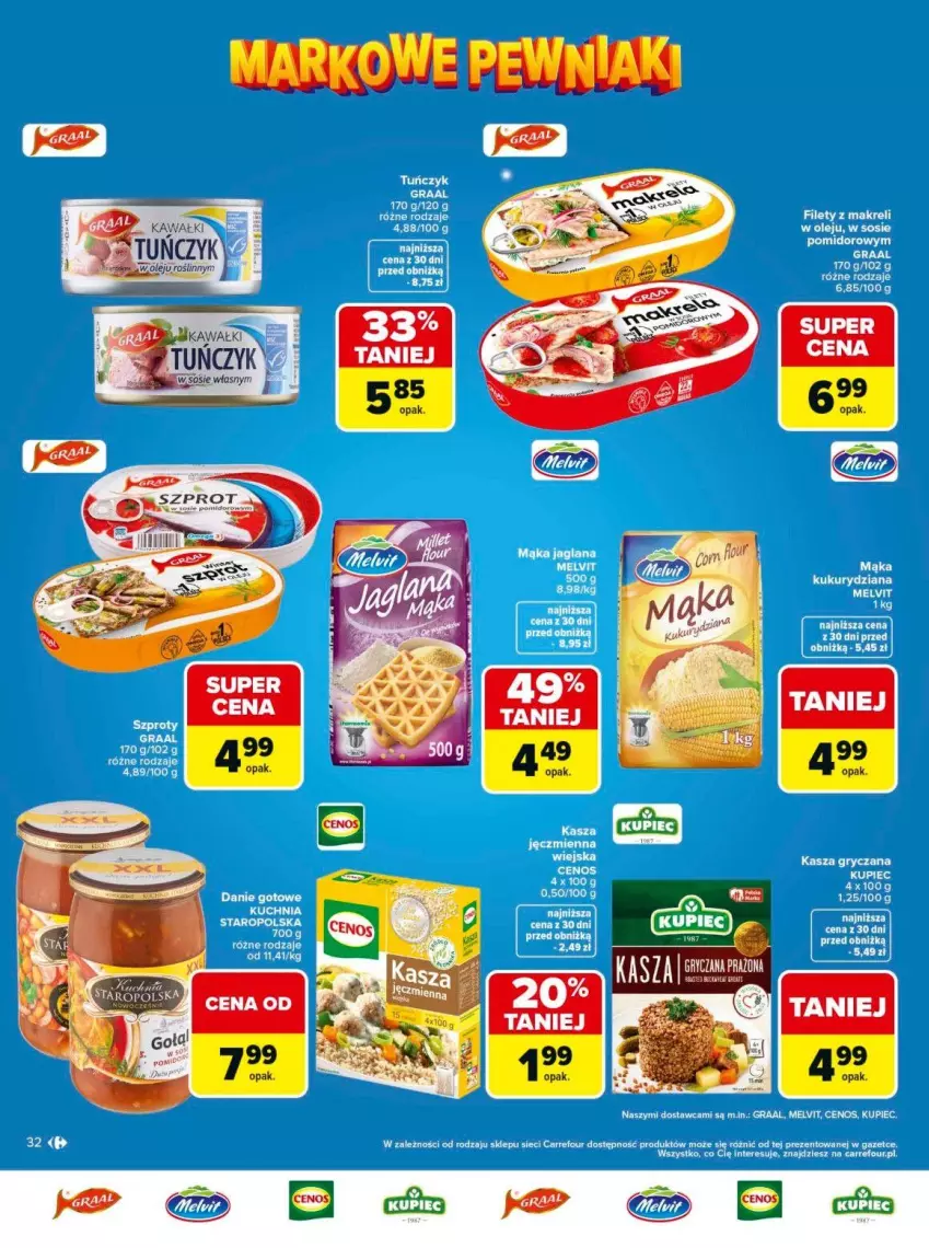 Gazetka promocyjna Carrefour - Gazetka Carrefour, Market Łap markowe pewniaki! - ważna 11.05 do 23.05.2026 - strona 32 - produkty: BIC, Kawa, Olej, Tuńczyk