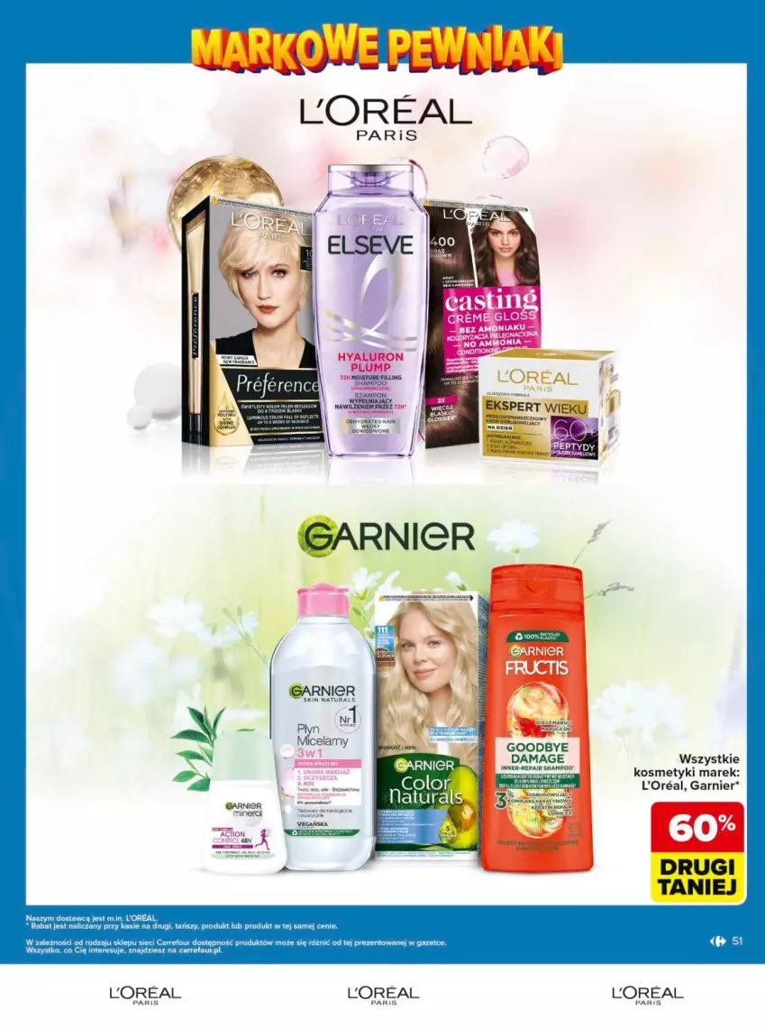 Gazetka promocyjna Carrefour - Gazetka Carrefour, Market Łap markowe pewniaki! - ważna 11.05 do 23.05.2026 - strona 51 - produkty: Fa, Garnier