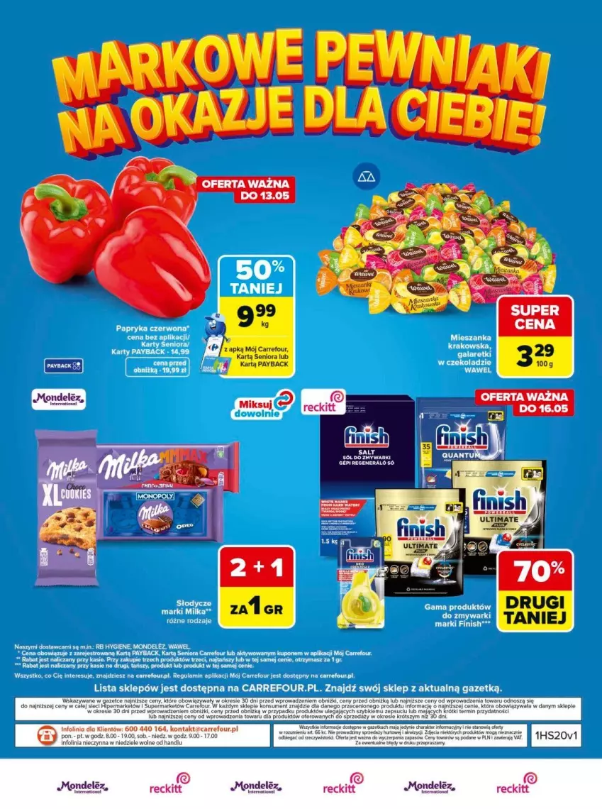 Gazetka promocyjna Carrefour - Gazetka Carrefour, Market Łap markowe pewniaki! - ważna 11.05 do 23.05.2026 - strona 56 - produkty: Zmywarki