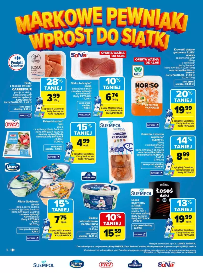 Gazetka promocyjna Carrefour - Gazetka Carrefour, Market Łap markowe pewniaki! - ważna 11.05 do 23.05.2026 - strona 6 - produkty: Fa, Por