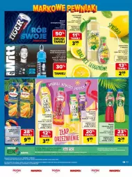 Gazetka promocyjna Carrefour - Gazetka Carrefour, Market Łap markowe pewniaki! - Gazetka - ważna od 23.05 do 23.05.2026 - strona 43 - produkty: Lemoniada, Tropical, Tiger, Napój izotoniczny, Tymbark, Woda, Napój, Hortex