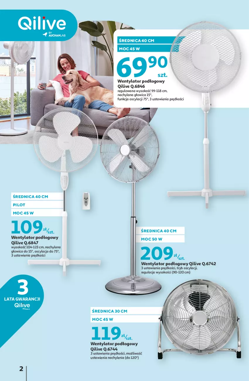 Gazetka promocyjna Auchan - Wentylatory Hipermarket - ważna 20.06 do 02.07.2025 - strona 2 - produkty: LANA, Sok