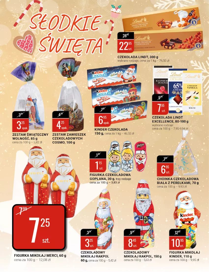 Gazetka promocyjna Bi1 - Świąteczne Inspiracje - ważna 09.11 do 22.11.2022 - strona 2 - produkty: Choinka, Czekolada, Goplana, Inka, Kinder, LANA, Lindt, Merci