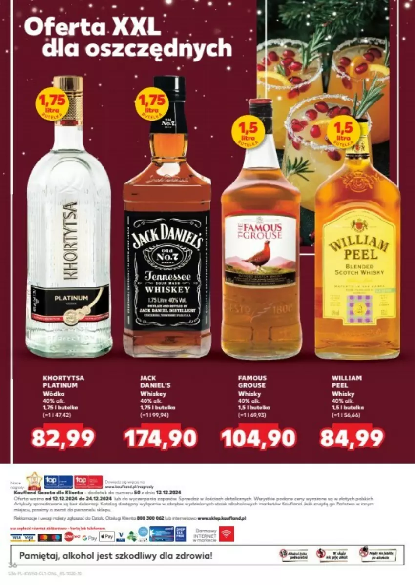 Gazetka promocyjna Kaufland - ważna 12.12 do 24.12.2024 - strona 30 - produkty: Fa, LG, Whiskey, Whisky