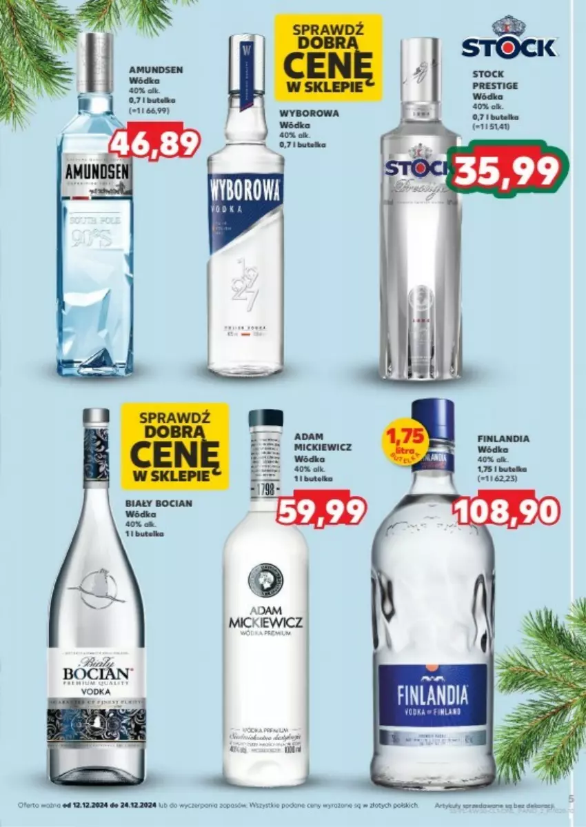 Gazetka promocyjna Kaufland - ważna 12.12 do 24.12.2024 - strona 32 - produkty: Amundsen, Biały Bocian, Fa, Stock, Wódka, Wyborowa