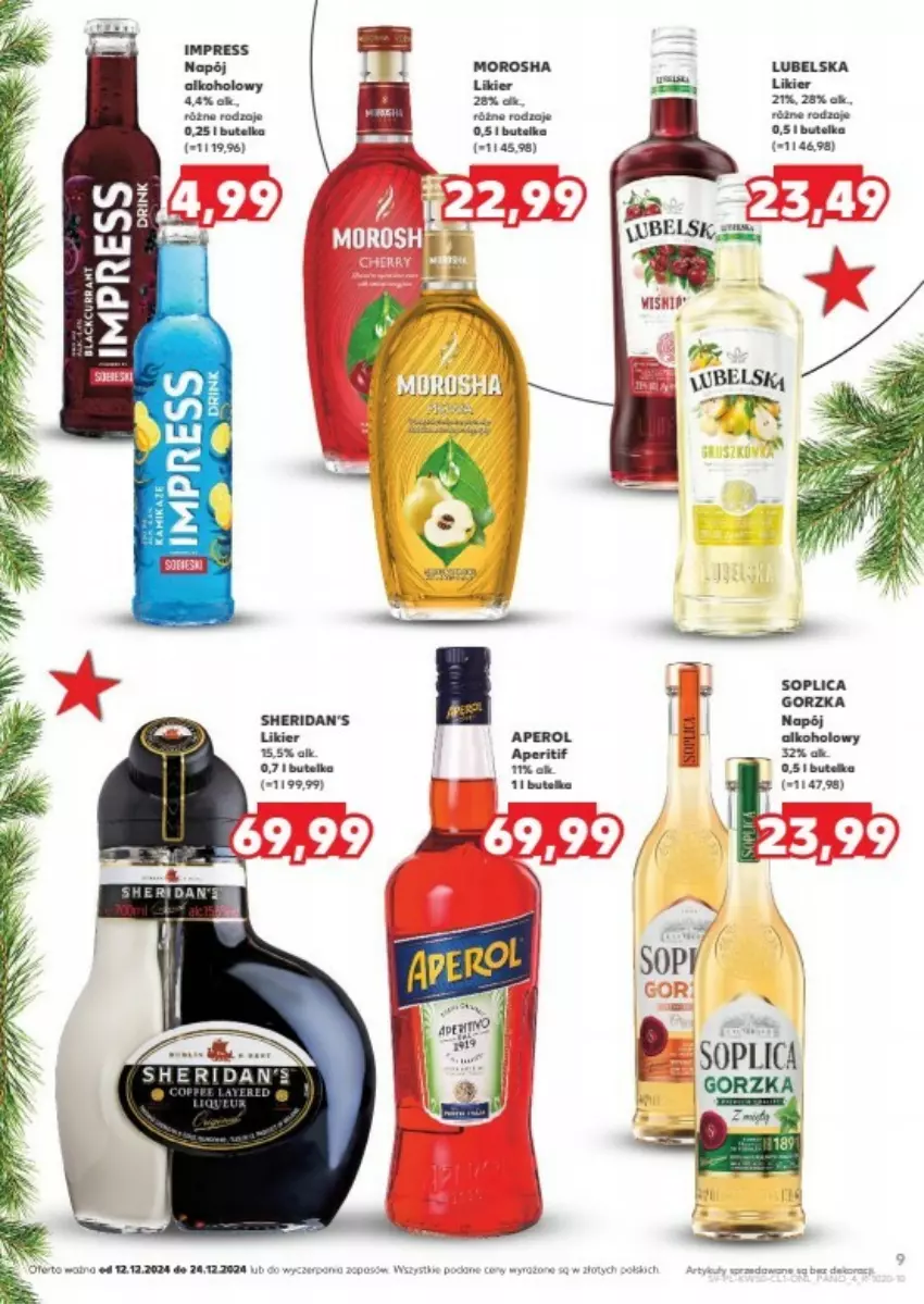 Gazetka promocyjna Kaufland - ważna 12.12 do 24.12.2024 - strona 36 - produkty: Aperol, Likier, Napój, Sheridan's, Soplica