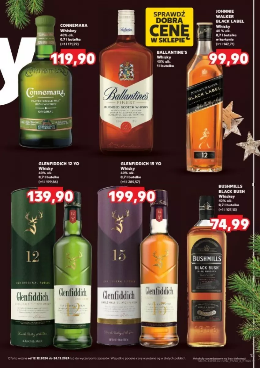 Gazetka promocyjna Kaufland - ważna 12.12 do 24.12.2024 - strona 5 - produkty: Lack, Moto e, Whisky