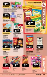 Gazetka promocyjna Netto - Od Poniedziałku - Gazetka - ważna od 31.01 do 31.01.2026 - strona 21 - produkty: Pistacje, Ciastka, Corn flakes, Ser, Bake Rolls, Cukier, Chipsy, Croissant, Chrupki, Mars, Dan Cake, Danio, Lorenz, Monster Munch, Chleb, Cukierki, Kakao, Lay’s, Nestlé