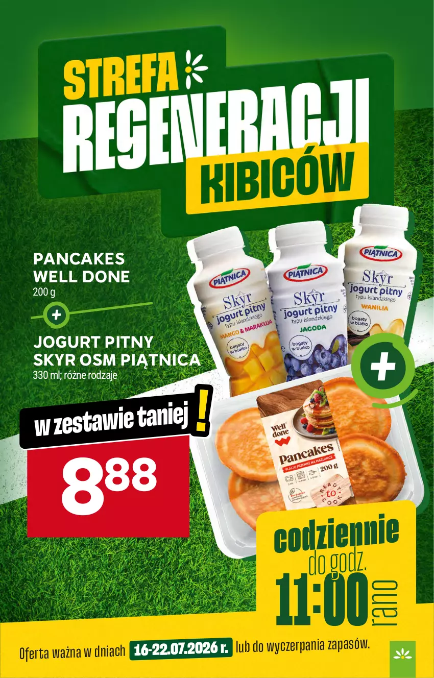 Gazetka promocyjna Stokrotka - Supermarket - ważna 16.07 do 22.07.2026 - strona 2 - produkty: Jogurt, Jogurt pitny, Piątnica