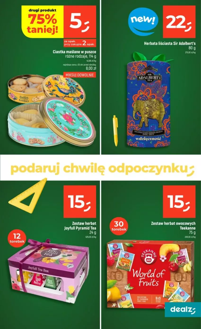 Gazetka promocyjna Dealz - NOWA GAZETKA - ważna 08.10 do 14.10.2026 - strona 21 - produkty: Ciastka, Herbata, LG, Por