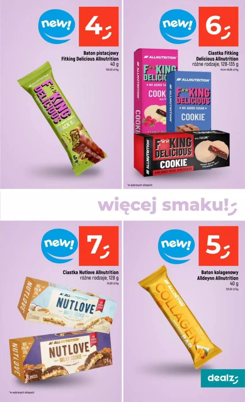 Gazetka promocyjna Dealz - NOWA GAZETKA - ważna 08.10 do 14.10.2026 - strona 25 - produkty: Baton, Ciastka, Fa, Kolagen