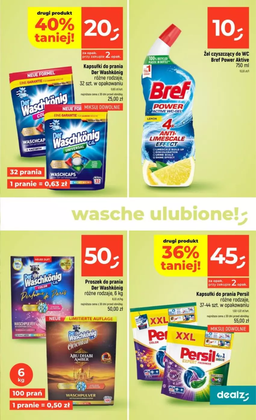 Gazetka promocyjna Dealz - NOWA GAZETKA - ważna 08.10 do 14.10.2026 - strona 35 - produkty: Bref, HP, Kapsułki do prania, Persil, Proszek do prania