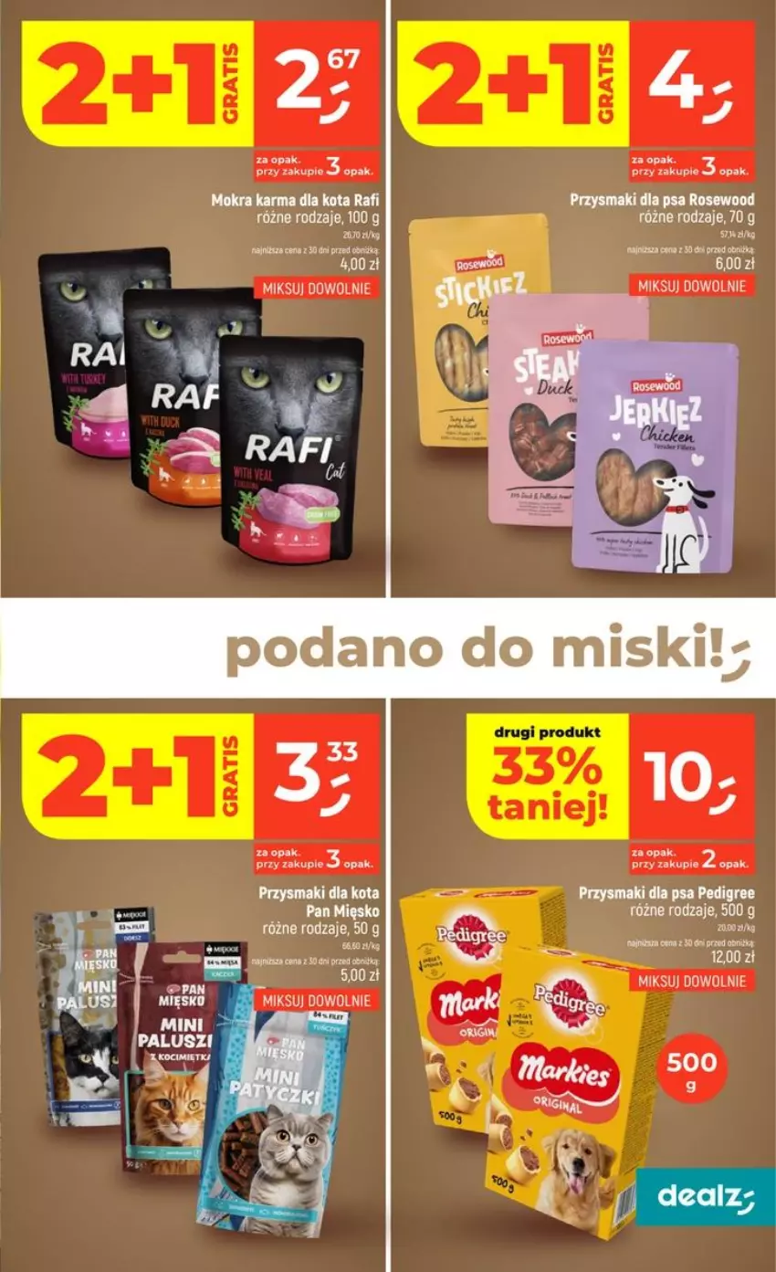 Gazetka promocyjna Dealz - NOWA GAZETKA - ważna 08.10 do 14.10.2026 - strona 41 - produkty: Fa, Mokra karma, Pedigree, Przysmaki