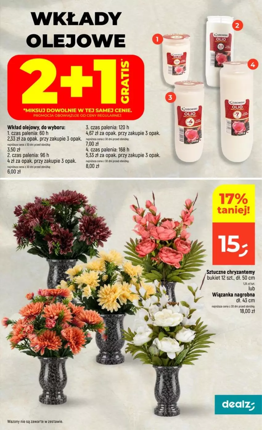 Gazetka promocyjna Dealz - NOWA GAZETKA - ważna 08.10 do 14.10.2026 - strona 45 - produkty: Bukiet, Olej, Wkład olejowy