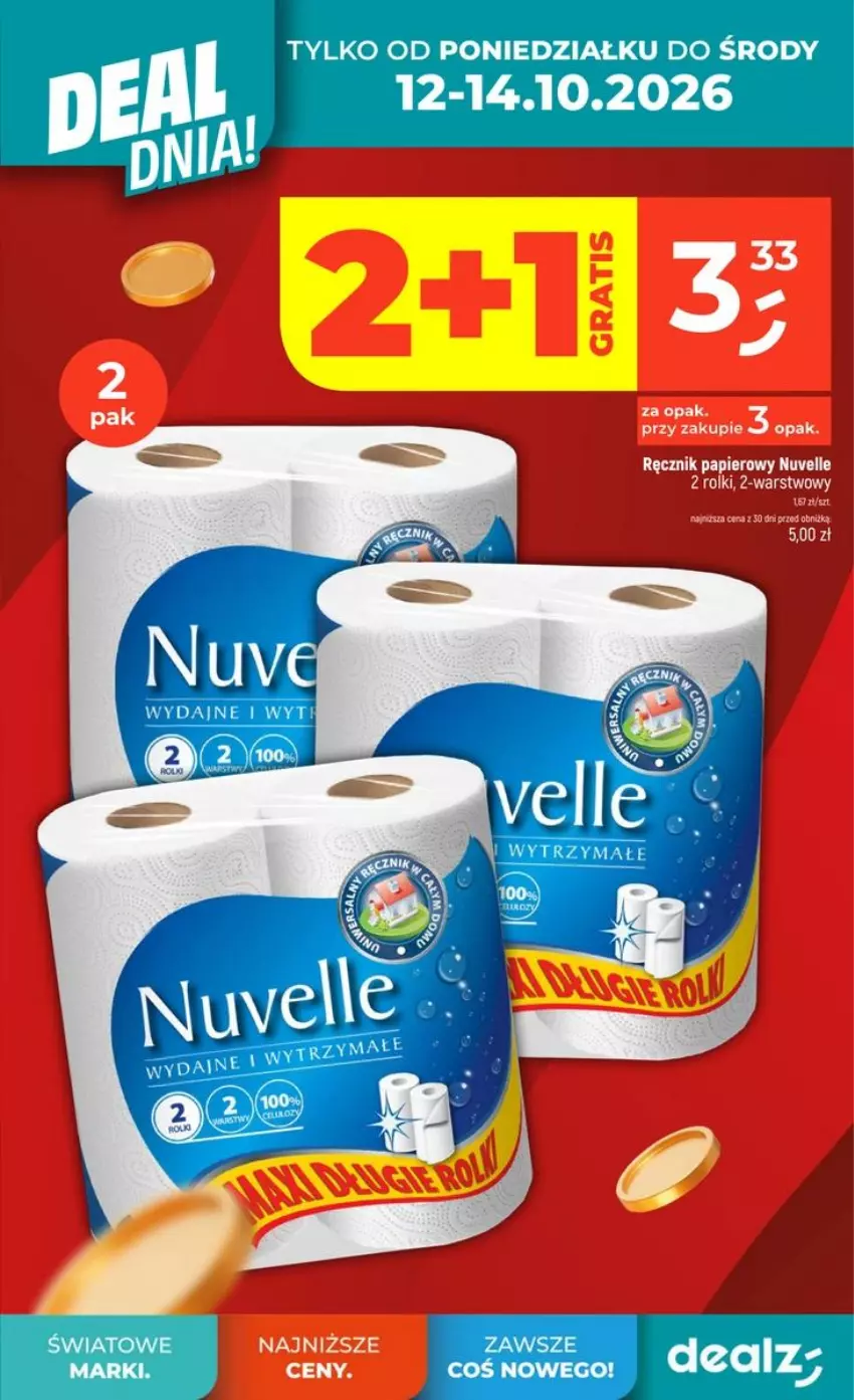 Gazetka promocyjna Dealz - NOWA GAZETKA - ważna 08.10 do 14.10.2026 - strona 9 - produkty: Fa, Papier, Ręcznik
