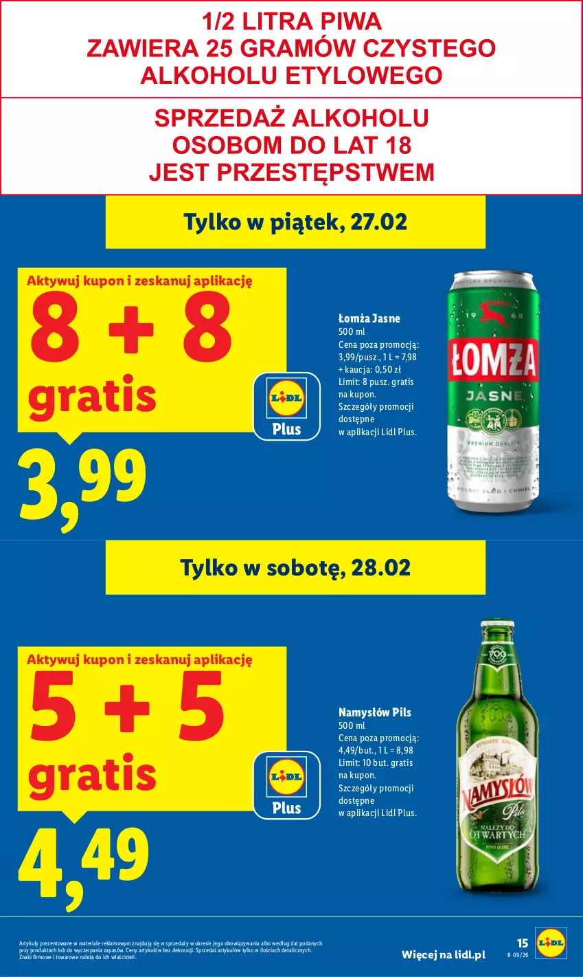 Gazetka promocyjna Lidl - Oferta ważna od 26.02 do 28.02 - ważna 26.02 do 28.02.2026 - strona 15 - produkty: Gra, Namysłów