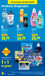 Gazetka promocyjna Lidl - Oferta ważna od 26.02 do 28.02 - Gazetka - ważna od 28.02 do 28.02.2026 - strona 52 - produkty: Coccolino, Finish, Perełki zapachowe, Płyn do płukania, Lenor