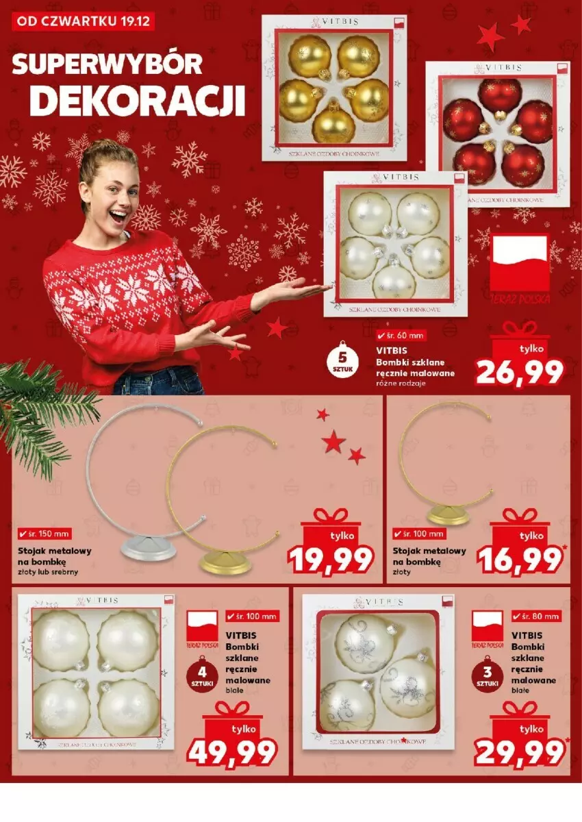 Gazetka promocyjna Kaufland - ważna 19.12 do 24.12.2024 - strona 15 - produkty: Bombki