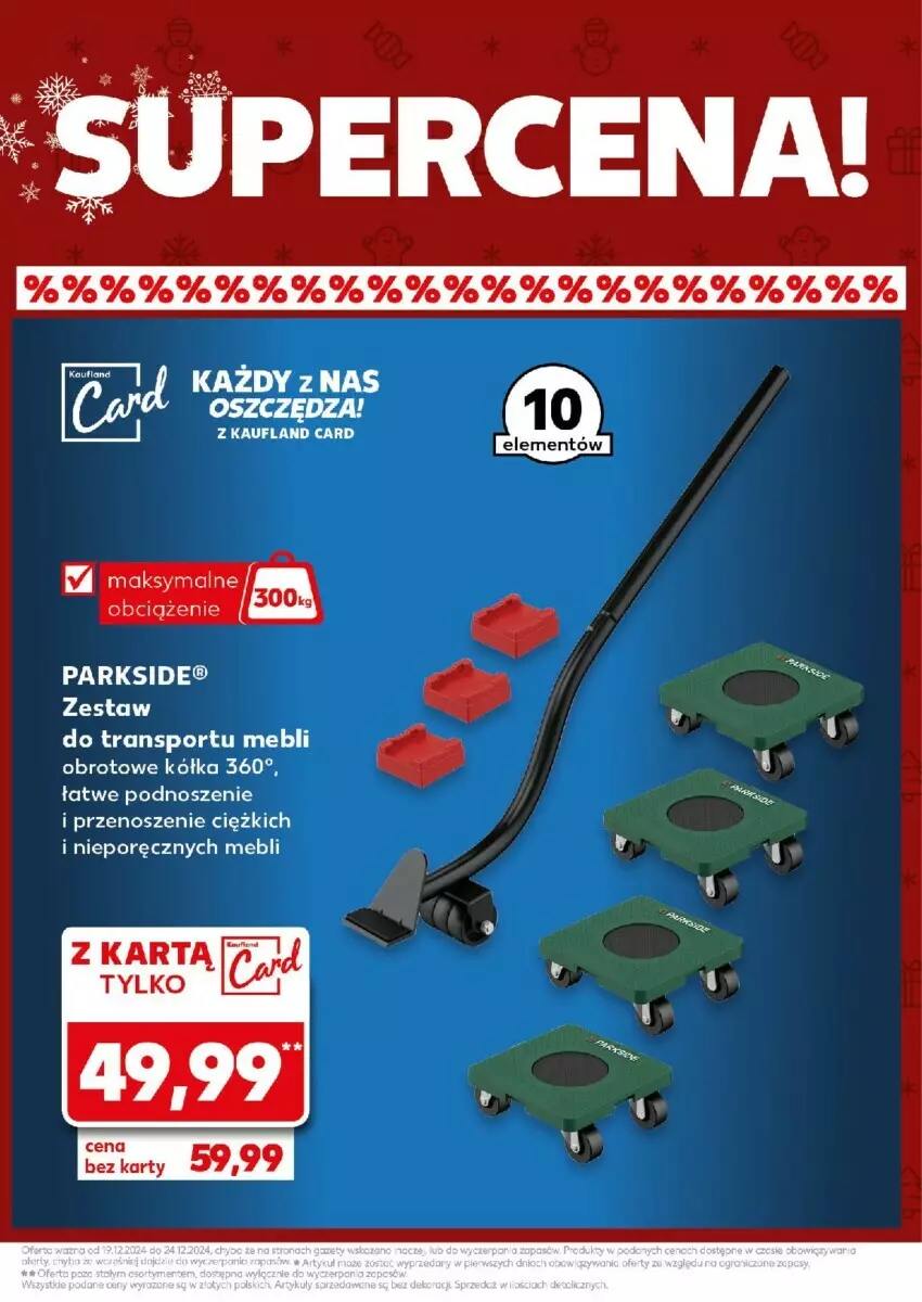 Gazetka promocyjna Kaufland - ważna 19.12 do 24.12.2024 - strona 23 - produkty: Parkside, Por, Sport, Tran