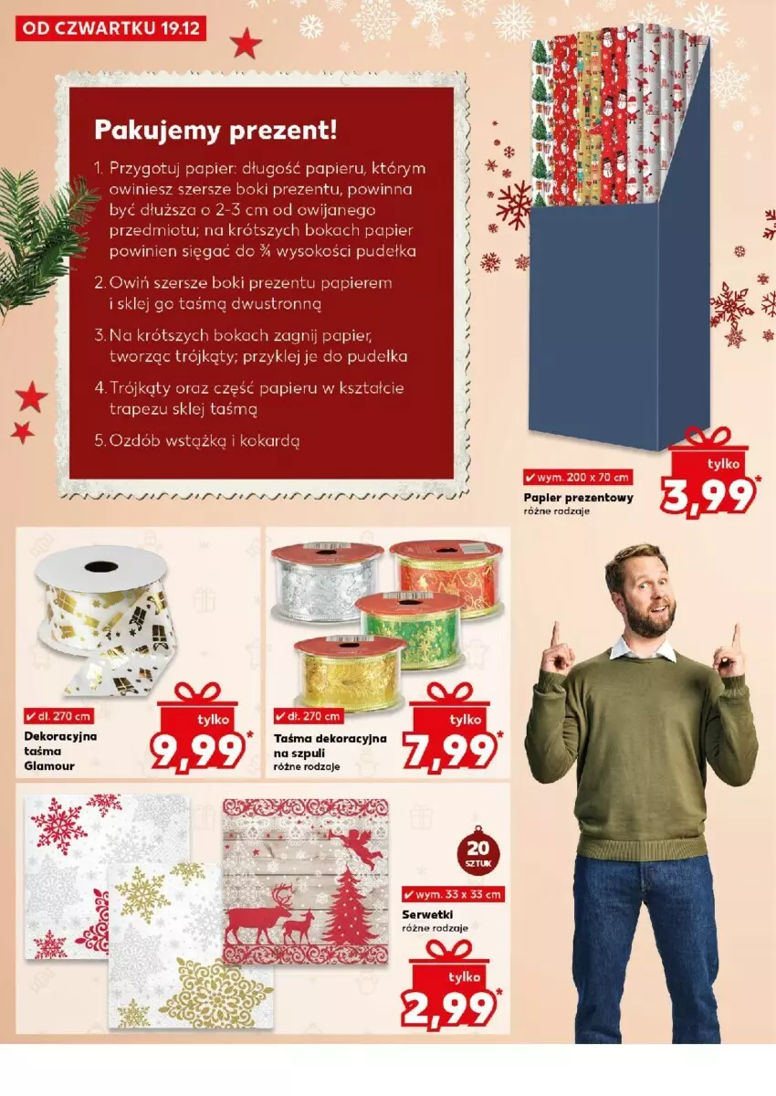 Gazetka promocyjna Kaufland - ważna 19.12 do 24.12.2024 - strona 28 - produkty: Dada, Klej, Papier, Ser, Serwetki, Sok