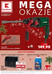 Gazetka promocyjna Kaufland - Gazetka - ważna od 24.12 do 24.12.2024 - strona 1 - produkty: Parkside, Wiertarka, Tarka, Wiertarka udarowa, Młot, Młotowiertarka
