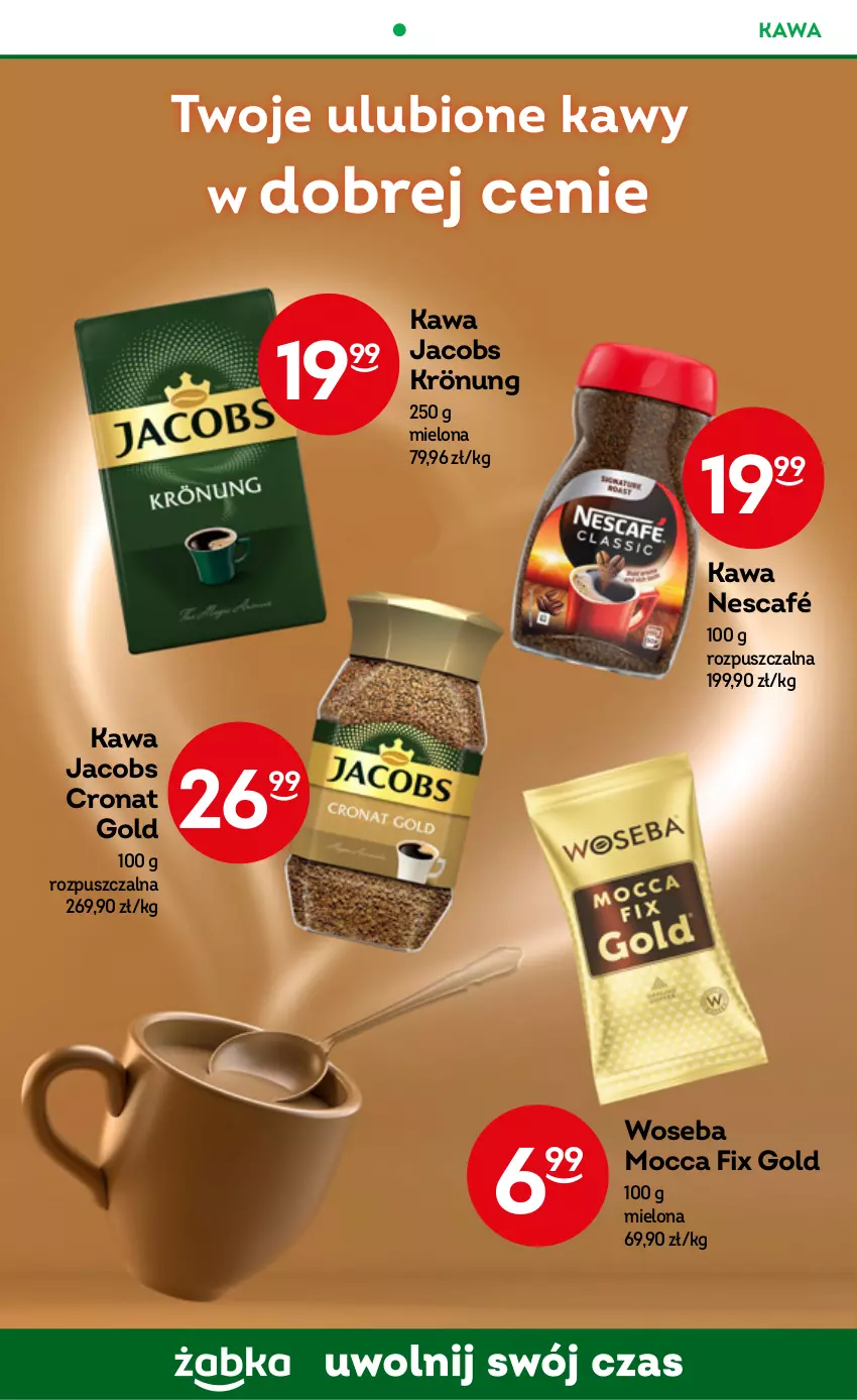 Gazetka promocyjna Żabka - ważna 07.06 do 20.06.2023 - strona 56 - produkty: Jacobs, Jacobs Krönung, Kawa, Mocca Fix Gold, Nescafé, Woseba