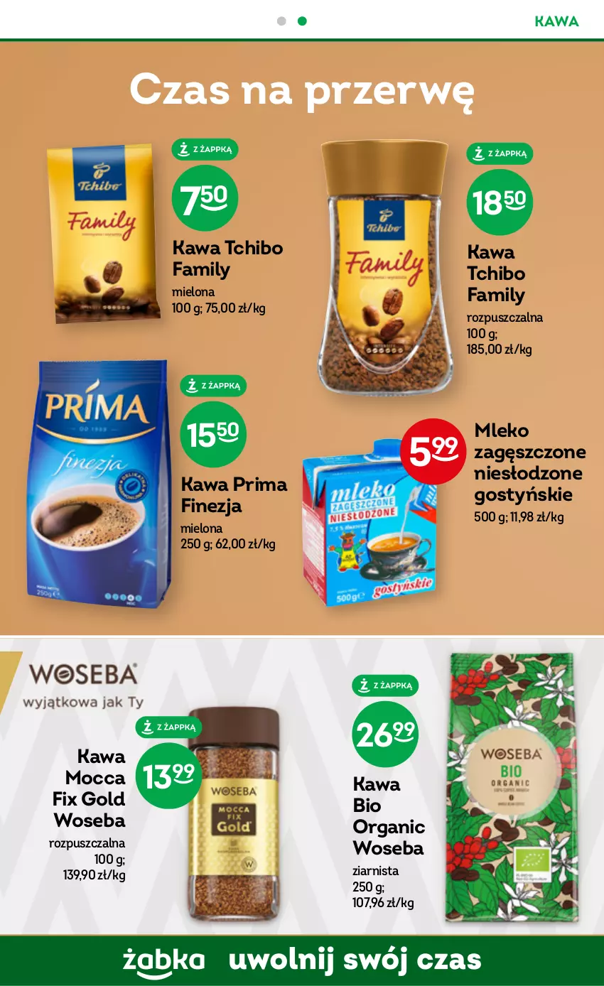 Gazetka promocyjna Żabka - ważna 07.06 do 20.06.2023 - strona 57 - produkty: Fa, Kawa, Mleko, Mocca Fix Gold, Prima, Tchibo, Tchibo Family, Woseba