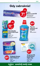 Gazetka promocyjna Żabka - Gazetka - ważna od 20.06 do 20.06.2023 - strona 60 - produkty: Tampony, Płyn do płukania, Always, Podpaski, Colgate, O.B., Blend-a-Med, Szczoteczka, LG