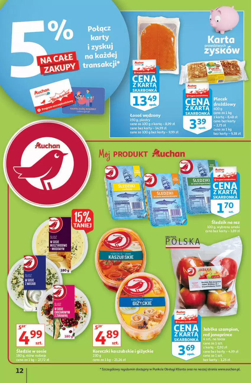 Gazetka promocyjna Auchan - Hiperoszczędzanie z markami Auchan Hipermarkety - ważna 30.09 do 06.10.2021 - strona 12 - produkty: Mus, Sos