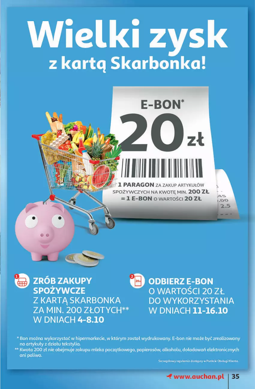 Gazetka promocyjna Auchan - Hiperoszczędzanie z markami Auchan Hipermarkety - ważna 30.09 do 06.10.2021 - strona 35 - produkty: Papier