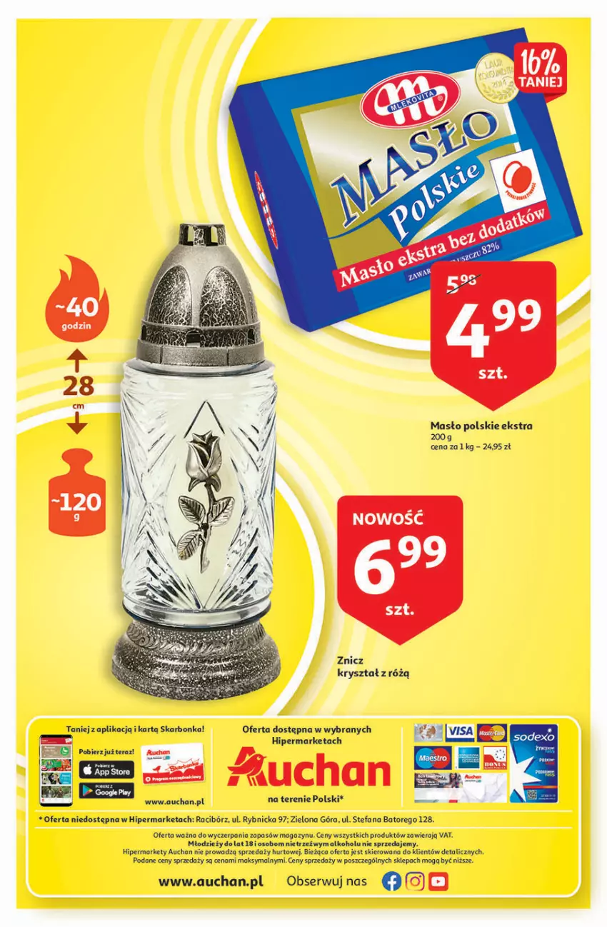 Gazetka promocyjna Auchan - Hiperoszczędzanie z markami Auchan Hipermarkety - ważna 30.09 do 06.10.2021 - strona 36 - produkty: Fa, Masło, Ser, Tera