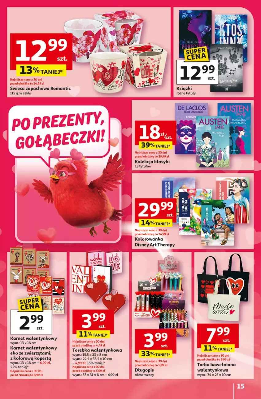Gazetka promocyjna Auchan - 30 Lat Hipermarket - ważna 05.02 do 11.02.2026 - strona 15 - produkty: Disney, Długopis, Kolorowanka, Torba, Torebka, Zwierzęta