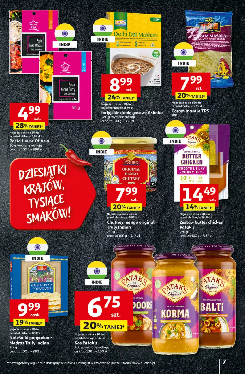 Gazetka promocyjna Auchan - 30 Lat Hipermarket - ważna 05.02 do 11.02.2026 - strona 7 - produkty: Fa, Gin, Mango, Naleśniki, Olej, Patak's, Por, Sos