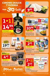 Gazetka promocyjna Auchan - 30 Lat Hipermarket - Gazetka - ważna od 11.02 do 11.02.2026 - strona 24 - produkty: Nutella, Frosta, Ser, Mus, Croissant, Panga, Lody, Serek, Pudding, Muffiny, Napój mleczny, Lazur, Napój, Danie gotowe