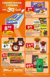 Gazetka promocyjna Auchan - 30 Lat Hipermarket - Gazetka - ważna od 11.02 do 11.02.2026 - strona 26 - produkty: Prince Polo, Kawa ziarnista, Dallmayr, Wafelek, Kawa, Konfitura, Rogal, Danio, Milka