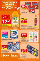 Gazetka promocyjna Auchan - 30 Lat Hipermarket - Gazetka - ważna od 11.02 do 11.02.2026 - strona 36 - produkty: Ludwik, Sól, Por, Do mycia naczyń, Ręcznik kuchenny, Zawieszki, Balsam do mycia naczyń, Bref, Tablet, Ręcznik, Somat, Foxy, Zmywarki